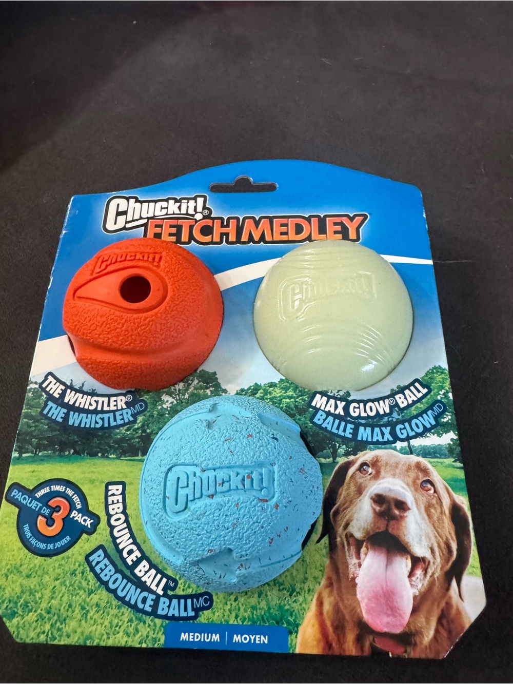 Whistle Flight & Fetch Medley Dog Toy Bundle - & Portable Dog Bowl - Picture 4 of 5